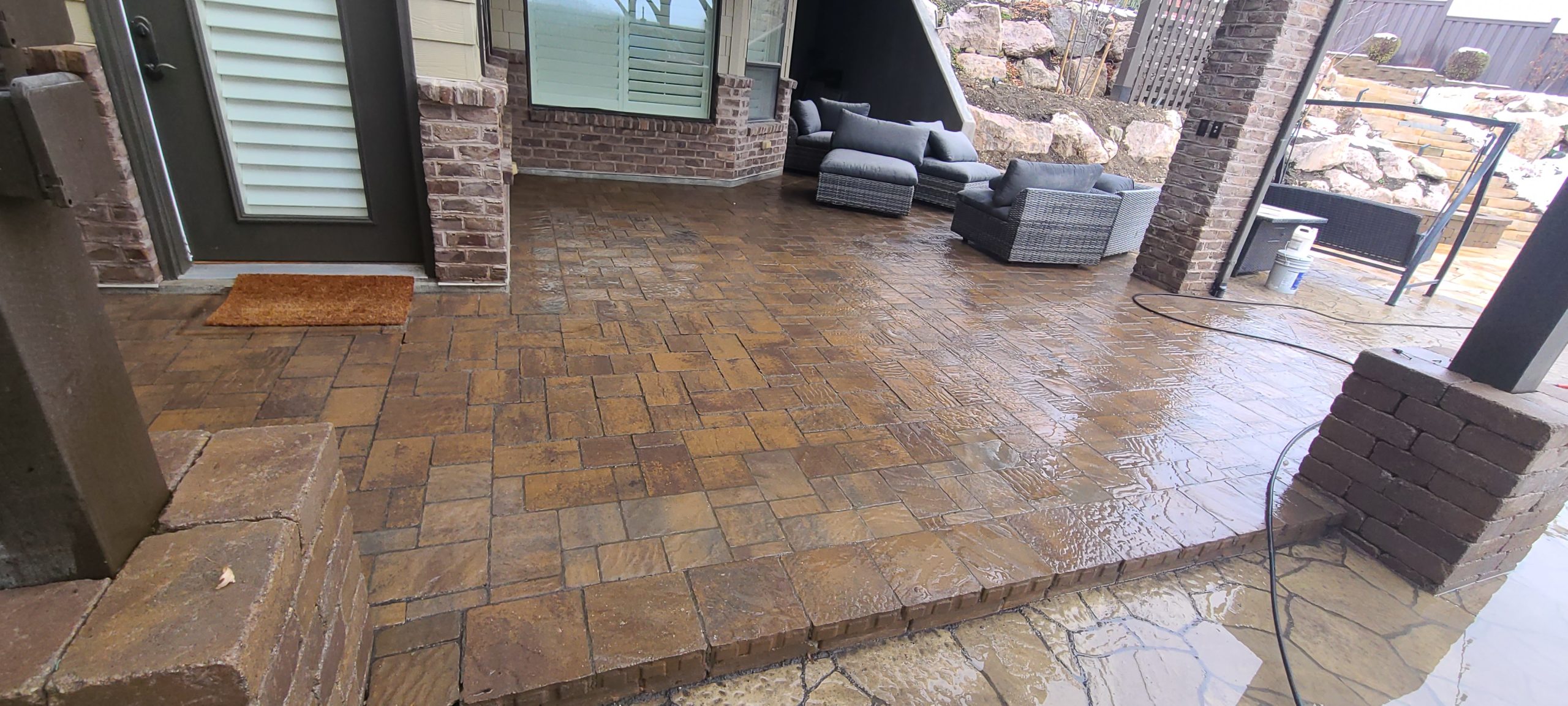 Pressure Washing and Paver Cleaning After Construction in Salt Lake City, UT