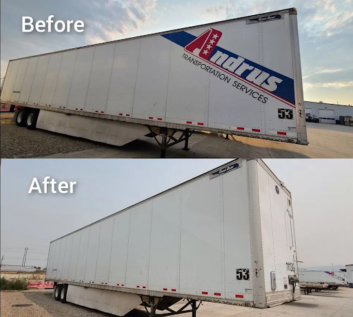 Trailer Decal Removal in St. George, UT